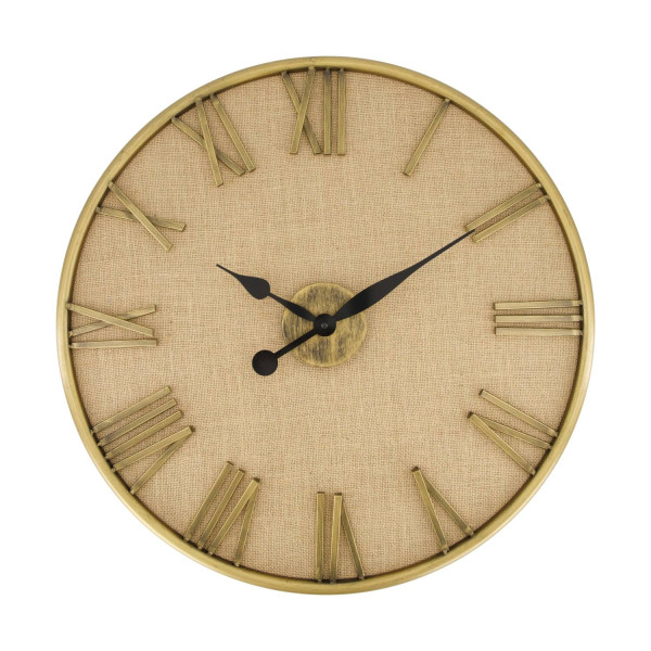 Stylowy Zegar Ścienny 60 cm z Metalową Ramą 718697