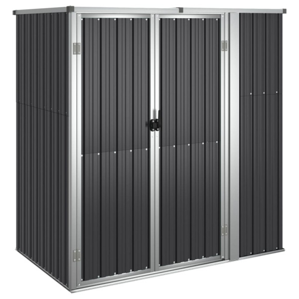 Szopa Antracyt 161 x 89 x 161 cm Stal vidaXL 507861