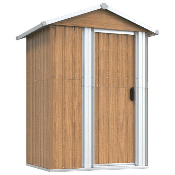 Szopa Brąz Stal vidaXL 507866