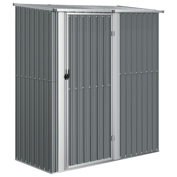 Szopa ogrodowa, szara, 180,5x97x209,5 cm, stal 617345