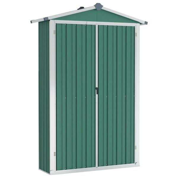 Szopa ogrodowa, zielona, 116x45x175 cm, stal galwanizowana 617428
