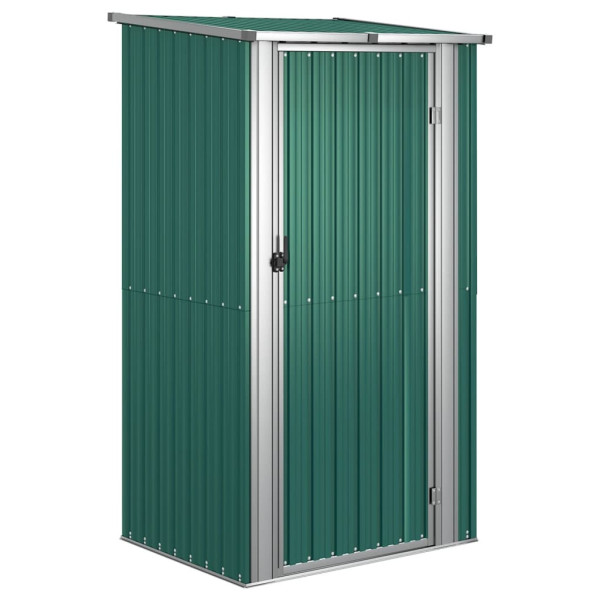 Szopa ogrodowa, zielona, 118,5x97x209,5 cm, stal galwanizowana 617581