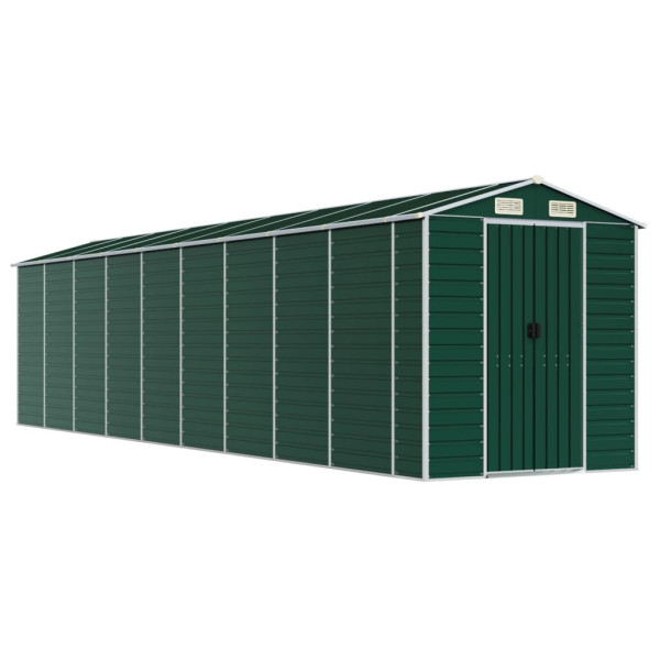 Szopa ogrodowa Zielony 191 x 810 x 198 cm Stal vidaXL 677014