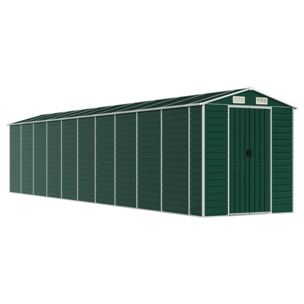Szopa ogrodowa Zielony 191 x 895 x 198 cm Stal vidaXL 676986
