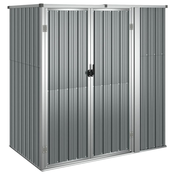 Szopa Szary 161 x 89 x 161 cm Stal vidaXL 507855