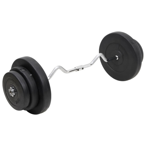 Sztanga Stal Łamany gryf vidaXL 470885