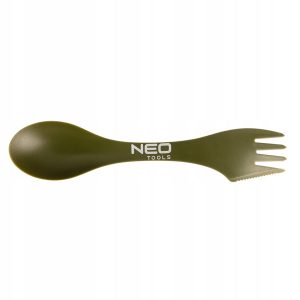 Sztućce turystyczne survival 3w1 łyżka widelec nóż NEO 260118 Sztućce turystyczne survival 3w1 łyżka widelec nóż NEO 260118