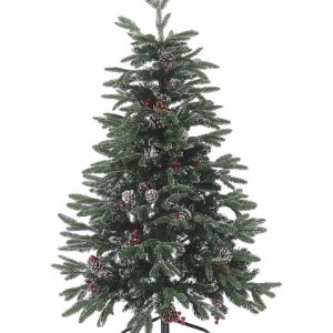 Sztuczna choinka 120 cm śnieg szyszki 302170 Sztuczna choinka 120 cm śnieg szyszki 302170