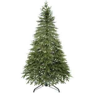 Sztuczna choinka 220 cm świerk kaukaski PE drzewko 347591 Sztuczna choinka 220 cm świerk kaukaski PE drzewko 347591