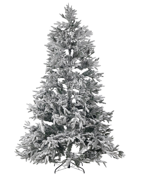 Sztuczna choinka biała ośnieżona 240 baza 302169