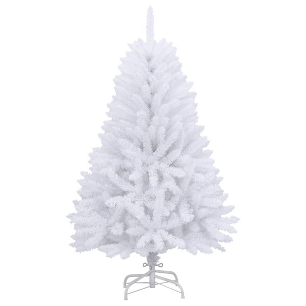 Sztuczna choinka Biały 150 cm vidaXL 401782