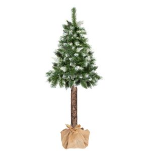 Sztuczna choinka na pniu 140 cm sosna diamentowa ośnieżona premium 793391 Sztuczna choinka na pniu 140 cm sosna diamentowa ośnieżona premium 793391