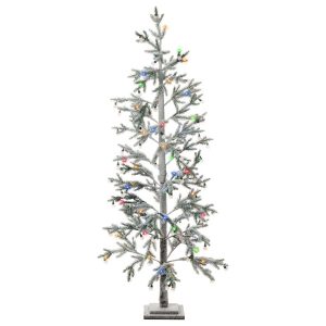 Sztuczna choinka ośnieżona z LED 180 cm 854829 Sztuczna choinka ośnieżona z LED 180 cm 854829