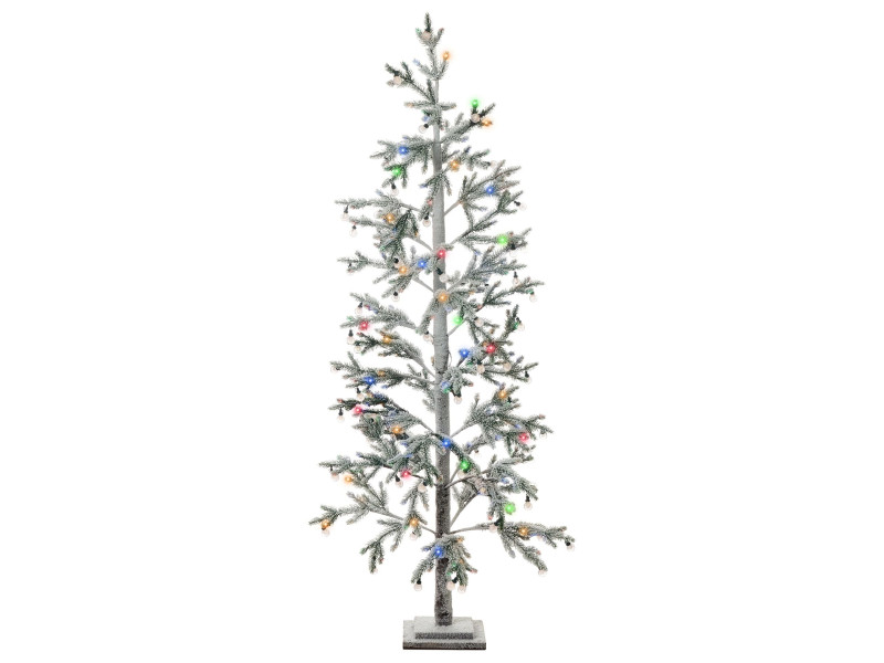 Sztuczna choinka ośnieżona z LED 180 cm 854829