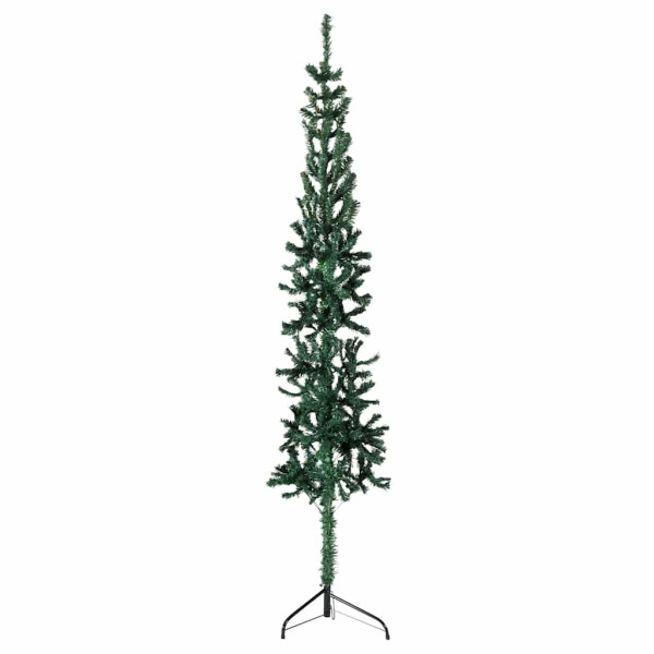 Sztuczna choinka połówka Zielony 120 cm vidaXL 375109