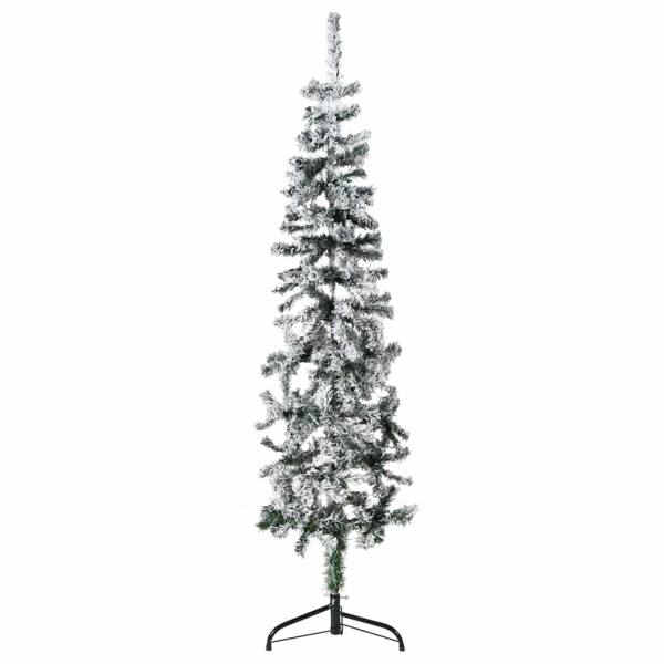 Sztuczna choinka połówka Zielony 150 cm vidaXL 401767