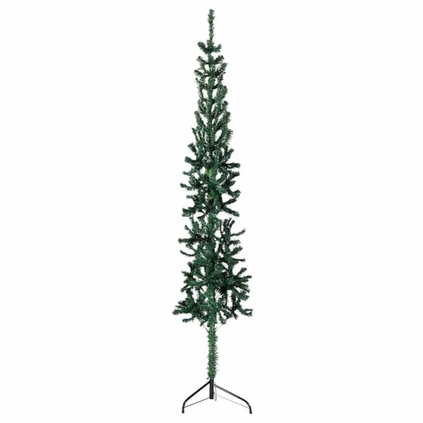 Sztuczna choinka połówka Zielony 240 cm vidaXL 401754