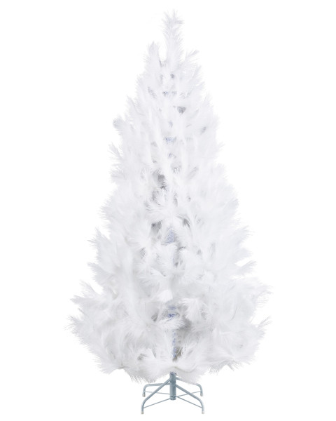 Sztuczna choinka święta 180 cm biała 413067