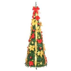 Sztuczna choinka typu pop-up 50 LED zielona 120 cm 802288 Sztuczna choinka typu pop-up 50 LED zielona 120 cm 802288
