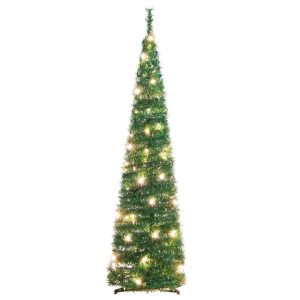 Sztuczna choinka typu pop-up 50 LED zielona 120 cm 801969 Sztuczna choinka typu pop-up 50 LED zielona 120 cm 801969