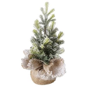 Sztuczna choinka w jutowej doniczce Tanne 22 cm 384671 Sztuczna choinka w jutowej doniczce Tanne 22 cm 384671