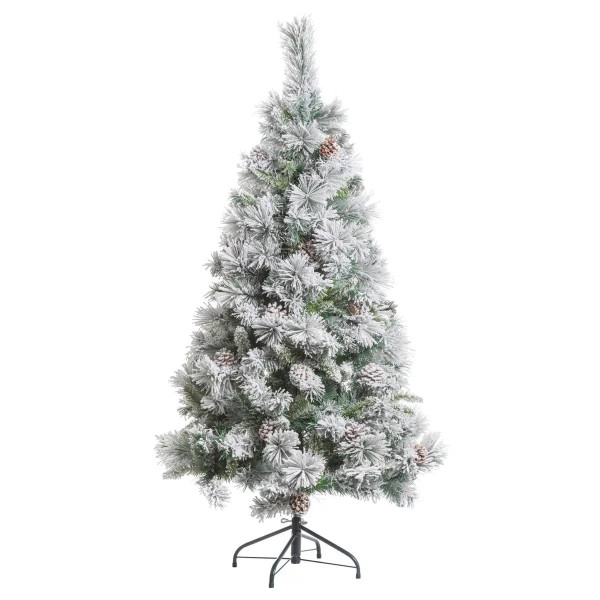 Sztuczna choinka z ośnieżonymi gałązkami, 150 cm 141798