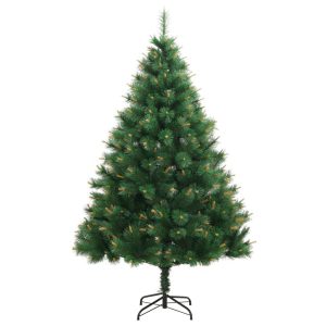 Sztuczna choinka zawiasowa ze stojakiem 150 cm 802184 Sztuczna choinka zawiasowa ze stojakiem 150 cm 802184