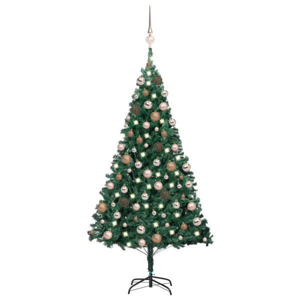 Sztuczna choinka Zielony 150 x 80 cm vidaXL 375242