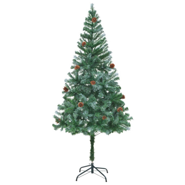Sztuczna choinka Zielony 180 x 90 cm vidaXL 375239