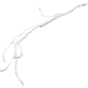 Sztuczna gałązka 83 cm biała 47524 Sztuczna gałązka 83 cm biała 47524