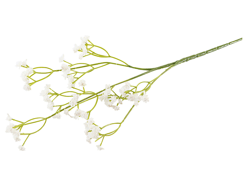 Sztuczna gałązka gipsówki 60 cm biała 47519
