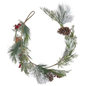 Sztuczna girlanda świąteczna 150cm zielona 337372
