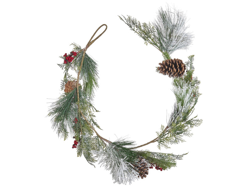 Sztuczna girlanda świąteczna 150cm zielona 337372