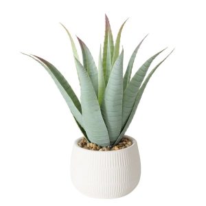 Sztuczna roślina aloes w donicze MONDRAGO, 29 cm 146041 Sztuczna roślina aloes w donicze MONDRAGO, 29 cm 146041