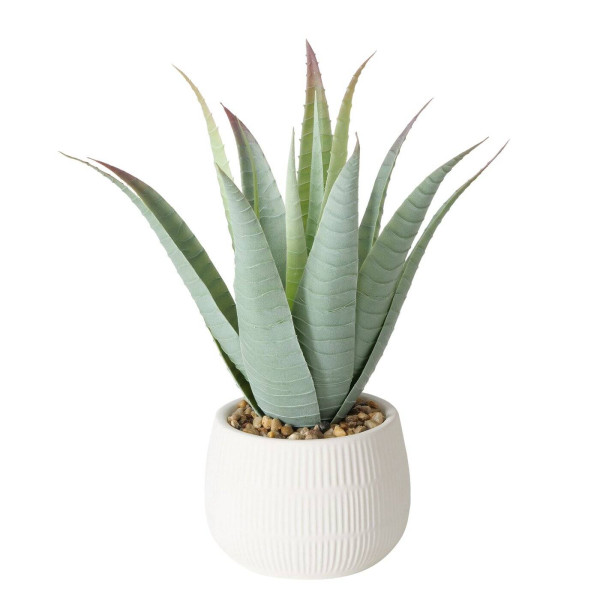Sztuczna roślina aloes w donicze MONDRAGO, 29 cm 146041