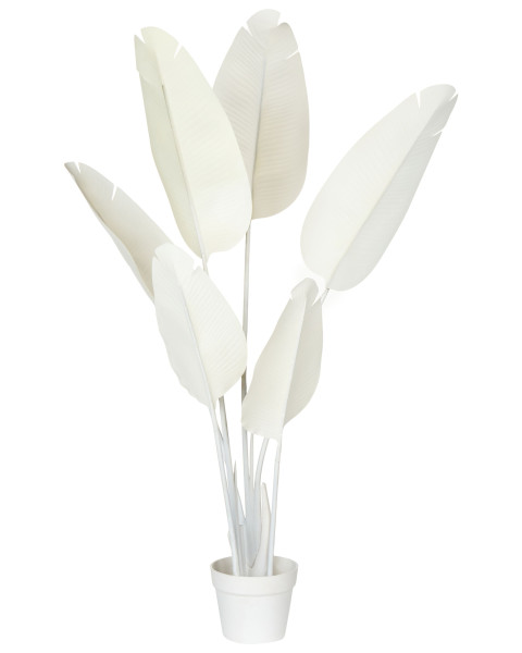 Sztuczna roślina BANANA TREE 123 cm Biały 728993
