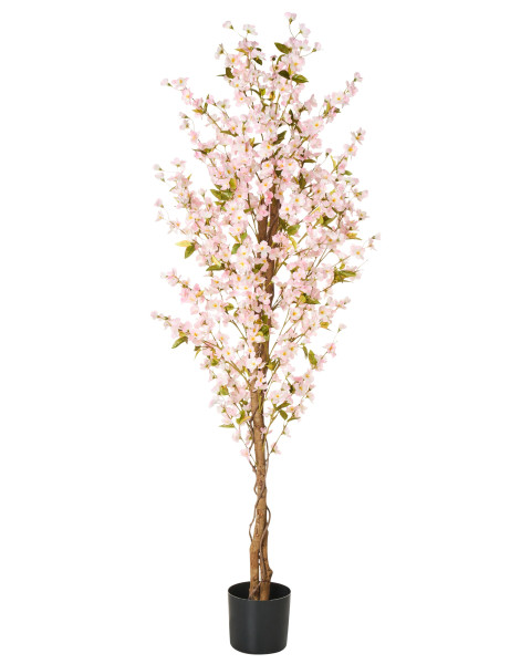 Sztuczna roślina CHERRY TREE 185 cm Różowy 728984