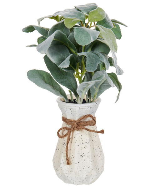 Sztuczna roślina czyściec wełnisty w doniczce 30 cm 413029