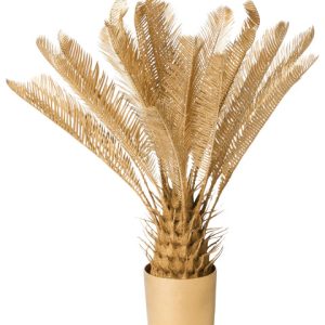 Sztuczna roślina doniczkowa palma dekoracyjna 70 cm złota 825535 Sztuczna roślina doniczkowa palma dekoracyjna 70 cm złota 825535