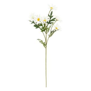 Sztuczna roślina STOKROTKA 60 cm wysokości z tworzywa biała 647402 Sztuczna roślina STOKROTKA 60 cm wysokości z tworzywa biała 647402