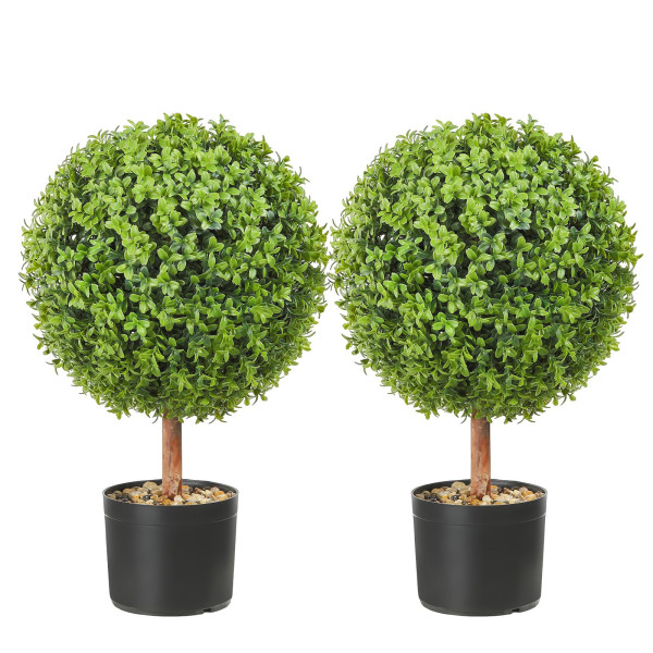Sztuczna roślina sztuczny bukszpan topiary 2 szt 813785