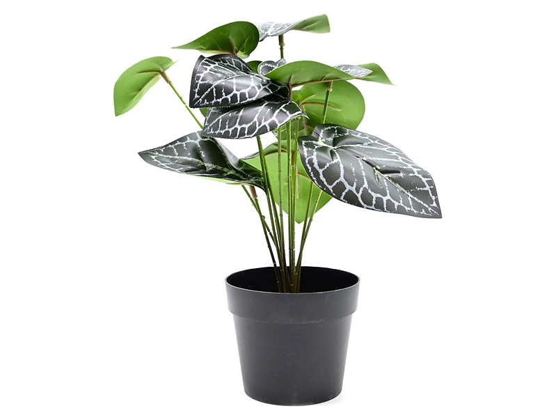 Sztuczna roślina w doniczce 28 cm zielona 47554