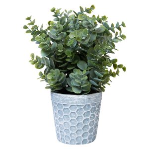 Sztuczna roślina w doniczce 32 cm zielona 34170