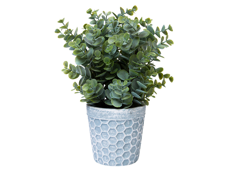 Sztuczna roślina w doniczce 32 cm zielona 34170