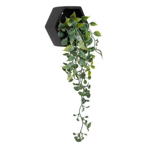 Sztuczna roślina wisząca w cementowej doniczce AYAME, 14 cm 311804