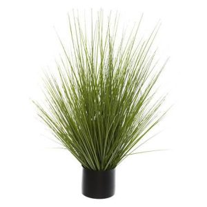 Sztuczna trawa w czarnej donicy 74 cm z tworzywa 653706 Sztuczna trawa w czarnej donicy 74 cm z tworzywa 653706