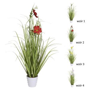 Sztuczna trawa w doniczce 65 cm mix wzorów 39636 Sztuczna trawa w doniczce 65 cm mix wzorów 39636