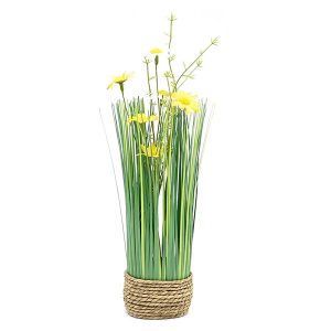 Sztuczna trawa z kwiatami 34 cm mix wzorów 533027 Sztuczna trawa z kwiatami 34 cm mix wzorów 533027