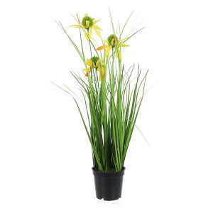 Sztuczna trawa z polnymi kwiatami w doniczce 50 cm 186865 Sztuczna trawa z polnymi kwiatami w doniczce 50 cm 186865