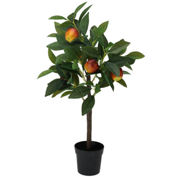 Sztuczne drzewko jabłoni w donicy 60 cm dekoracyjne 1042957